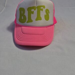 Besties Best Friends Multi-Trucker Hat new pink